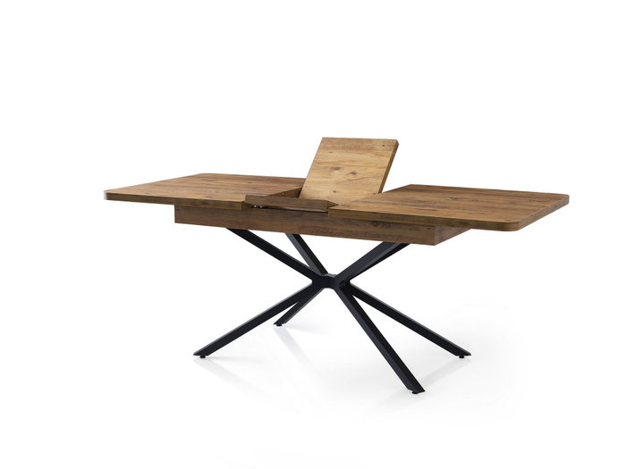Hanah Home Mesa de Comedor Extensible Marrón